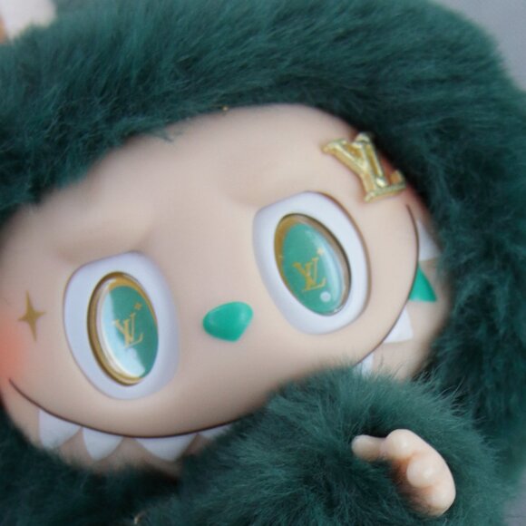 Custom Labubu The Monsters Zimomo Green Plush Pendant - Picture 3 of 6